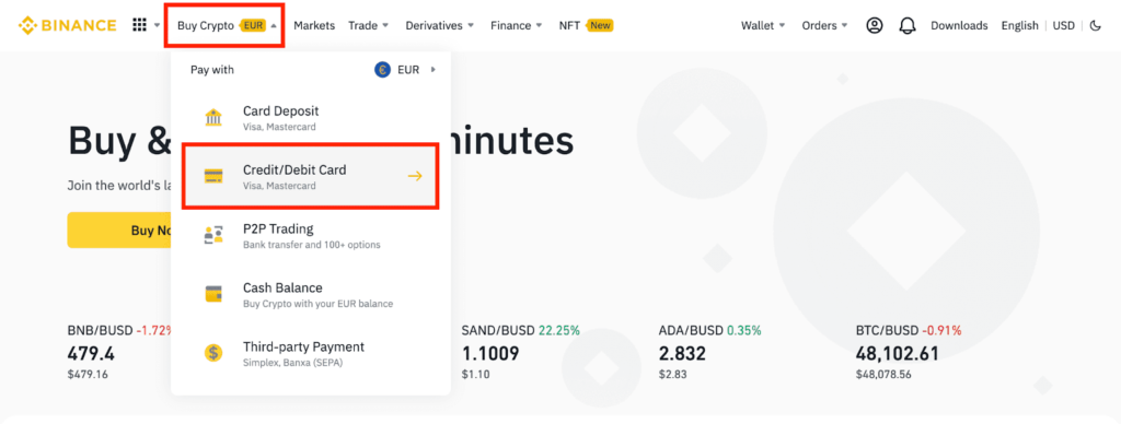 бинанс биржа криптовалют